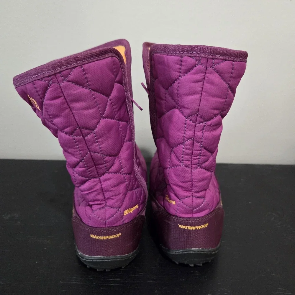 Columbia Girls Omni Tech Waterproof Fleece Lined Winter Boot‎ Size 4